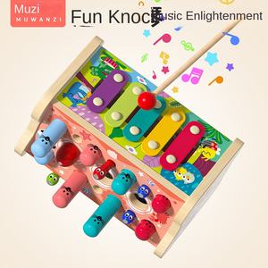 MENG MEOW Gioco Educativo in Legno per Bambini, Puzzle Spaziale Whack-A-Mole, da 5 a <span class=keywords><strong>7</strong></span> <span class=keywords><strong>Anni</strong></span>, Migliora la Coordinazione Occhio-Mano - Product Image 2