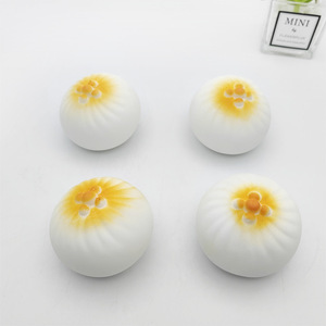 <b>Squishy</b> Bun-shaped Stretchable Squeeze Toys Durable Top Grade Caterpillar Fidget Toy Soft TPR Rubber Relaxation for Kids Adults - Product Image 3