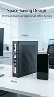 Nouveau mini PC professionnel compact, processeur I3 haute performance, 6 USB, stockage SSD, double sortie HD pour le multitâches