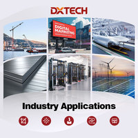 Machine de découpe laser à fibre CNC à portique Dxtech 6000W pour tôles en aluminium, acier inoxydable et fer