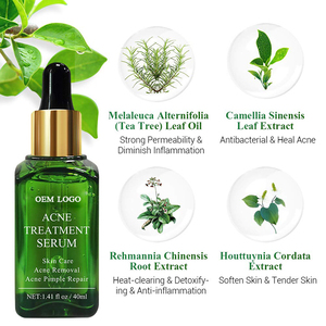 OEM Private label Trattamento di <span class=keywords><strong>Acne</strong></span> Siero, Olio di <span class=keywords><strong>Tea</strong></span> <span class=keywords><strong>Tree</strong></span> Siero per la Compensazione <span class=keywords><strong>Acne</strong></span> Severa, Breakout, rimozione Brufolo e la Riparazione Della Pelle - Product Image 4