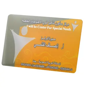 Custom Luxury PVC Membership VIP Business Card Clear Transparent with Plastic Printing