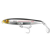HASIDA Leurre de pêche type crayon coulant, haute qualité, avec revêtement laser pour un nage réaliste, longue portée et œil artificiel 3D, pour la pêche au lancer.