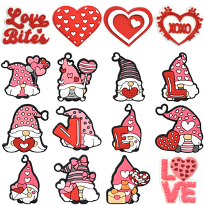 Breloques pour chaussures et sacs, motif cœur rouge, pour sabots et tongs, accessoires de décoration pour la Saint-Valentin, cadeau pour la Saint-Valentin - Product Image 2