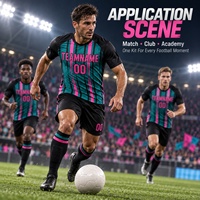 Maillots de football personnalisés pour les clubs de football, chemises d'équipe avec le nom et le numéro du joueur