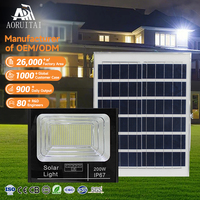 AORUITAI Support L/C pay nouveauté aluminium Ip65 extérieur étanche 25w 40w 60w 100w 200w 300w LED projecteur solaire