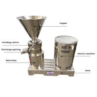 Machine à Beurre de Cacahuète Mini Format en Promotion, Capacité 2 kg, Moulin Colloïdal à Petite Échelle pour Usage Domestique, Broyeur de Noix, Garantie 3 Ans