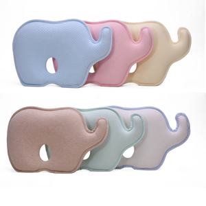 中国供应商大象新生儿婴儿枕头记忆泡沫动物设计婴儿头枕亲肤透气面料 - Product Image 2