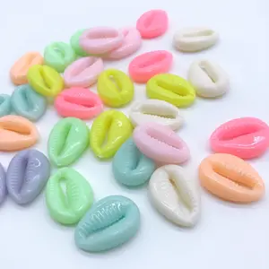 MYLULU Yiwu Markt Großhandel 1kg/Beutel Candy Color Kunststoff Shell Charm Perlen Spacer Perlen für Kinder DIY Schmuck Armband Herstellung