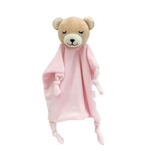 Bébé jouet de couchage doux couette pour nouveau-nés belle ours Lion <span class=keywords><strong>mouton</strong></span> sécurité bébé couverture bébé couette - Product Image 3