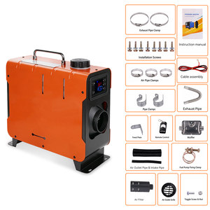 Chauffage à air diesel Podofo 8000W, chauffage de cabine robuste, thermostat LCD, télécommande pour voiture, camion, camping-car, chauffage rapide, dégivrage - Product Image 4