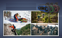 Casque de moto avec écouteurs stéréo sans fil BT 5.2, mains libres, avec microphones, écouteurs pour casque de moto, haut-parleur MP3