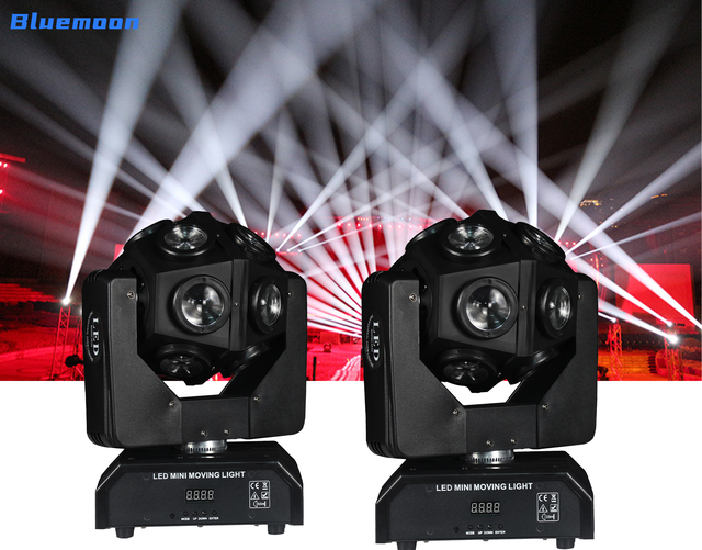 2023 Profession Dj Stage Light 12 RGBW Four-in-one Light Beads 12 Heads Moving Head LightFor Stage KTV Bar Party Light