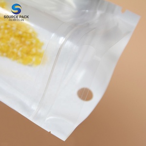 Sac d'emballage zip-lock en plastique à fermeture éclair transparente personnalisée à trois joints latéraux - Product Image 5