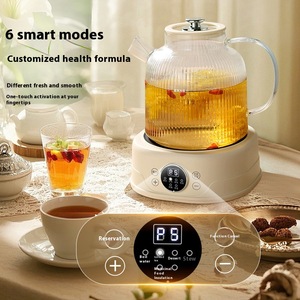 Bouilloire Électrique Multifonction en Verre pour la Santé, Température Constante, Infuseur à Thé, <span class=keywords><strong>Chauffe</strong></span>-<span class=keywords><strong>Eau</strong></span> pour Maison et Bureau, Prise EU/US - Product Image 3