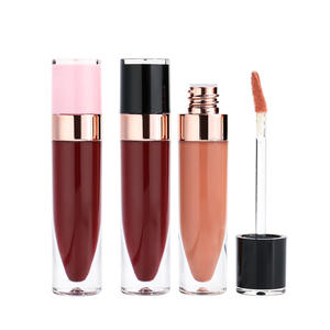 Brillo Labial Vegano Ecológico de Marca Privada ODM/OEM, Juego de Brillo Labial <span class=keywords><strong>Mate</strong></span>, Brillante, Mini Brillo Labial con Purpurina, Brillo Labial Nude - Product Image 1