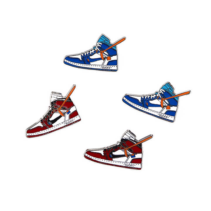 Custom Printed Enamel Pin Gold Plated Zinc Alloy Metal Badge Business