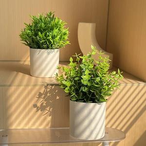 प्लास्टिक सिम्युलेटेड बोन्साई फूल पोटेड प्लांट ऑफिस डेस्कटॉप लिविंग रूम नेordic लक्जरी इंस्टैग्राम एक्सेसरीज़ फोटोग्राफी प्रोप्स - Product Image 3