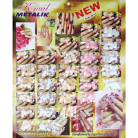 Vente en gros, Offre Spéciale : Faux ongles courts carrés imprimés à presser, 26 sachets