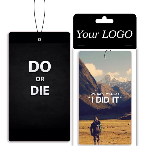 Индивидуальный дизайн подвесной ароматизированный бумажный автомобильный освежитель воздуха