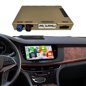 Дорожный Топ беспроводной CarPlay для Cadillac XTS 2013-2017 XT5 ATS SRX CTS 8 "ЖК-экран, автозеркало на Android