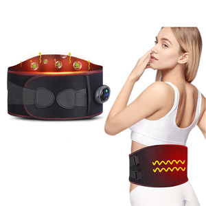 Cinturón de masaje de cintura con calefacción eléctrica, soporte lumbar de espalda con grafeno para el dolor de espalda - Product Image 1