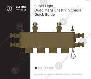 Quad Slot Magazine Pouch Tactical Chest Rig Bag Equipo Chaleco Táctico Elástico Caza Camuflaje Tactical Gears <span class=keywords><strong>MU</strong></span> - Product Image 3