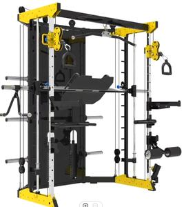 Station de fitness multifonction tout-en-un pour la maison : Rack de squat, machine Smith, équipement d'entraînement pour les épaules, la poitrine et les jambes - Product Image 2