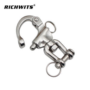 316 Stainless Steel Fork-Type Rotary Quick-Release <b>Shackle</b> Hand-Pulled Spring <b>Shackle</b> for Marine Hardware - Product Image 5