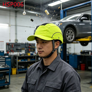 LXG, <span class=keywords><strong>Casco</strong></span> de Seguridad Ligero Tipo Gorra de Béisbol para Trabajos en Techos, Protección Contra Objetos Caídos, Carga de Contenedores, HSP006 - Product Image 1