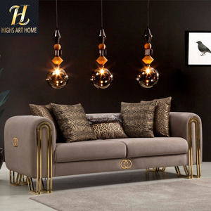 Sofà di lusso italiano di design in tessuto nero di lusso moderno divano in velluto set <span class=keywords><strong>mobili</strong></span> per Villa Groggery grande <span class=keywords><strong>bungalow</strong></span> - Product Image 3