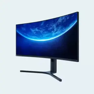 Monitor komputer game, tampilan komputer layar lengkung 22 27 inci 2K 1080P Lcd 165 HZ 144hz