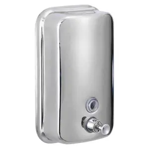 304 Stainless Steel Manual Liquid Soap Dispenser for Hotel Bathroom Toilet