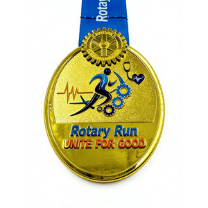 Médaille de marathon en forme de puzzle emboîtable avec thème Amour et Croix, en alliage de zinc électroplaqué, ajustement personnalisé, couleur personnalisée moderne - Product Image 5