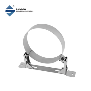 Support de tuyau de poêle à double paroi en acier inoxydable de 6 pouces pour cheminée à bois - Product Image 5