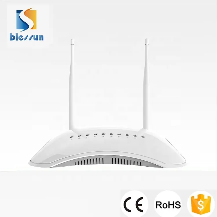 Router Nirkabel ADSL N300 ADSL2 + Modem 300M, Router LAN Ethernet Cepat TP-LINK PK 10/100