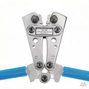 Wire Crimping Pliers HX-50B Industrial Grade High Carbon Steel Front Entry 10 AWG Cable Cutter Set - Product Image 4