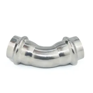 Free Sample Pipe Connection Fittings Water Supplying Ss Pipe Fittings 45 Degrees Bend Fitting