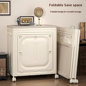 Caja de Almacenamiento de Plástico Plegable Extra Grande de Gran Capacidad, con Tapa, Organizador <span class=keywords><strong>para</strong></span> Ropa, Sin Necesidad de Instalación - Product Image 2