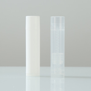 Tubos de Plástico Vacíos para Brillo Labial de 5g, Redondos, Blancos y Rosas, Envases para Bálsamo Labial y Lápiz Labial con Tapa Abatible para Rellenar Maquillaje - Product Image 3