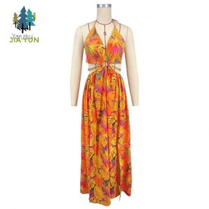 Vestido Maxi Holgado sin Espalda de Talla Grande, de Alta Calidad, para Playa, Verano, Estilo Casual - Product Image 5