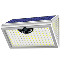 Lampe solaire LED Boyid nouvelle génération IP65 5W avec capteur de lumière, corps en ABS, étanche, interrupteur à télécommande, lanterne de jardin