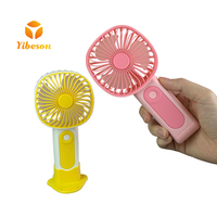 Mini-ventilateur portable USB rechargeable de poche pour étudiants, 4 couleurs, idéal pour l'extérieur en été