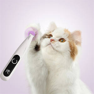 充電式 コードレス 電動 ペット用 足裏トリマー LEDディスプレイ 犬猫用 爪周り バリカン プラスチック素材 - Product Image 5