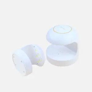 ชุดทำเล็บแบบพกพาขนาดเล็กกันแดดโคมไฟ LED UV สำหรับต่อเล็บที่เป่าเล็บด้วย USB โคมไฟเจล UV ฆ่าเชื้อโรค