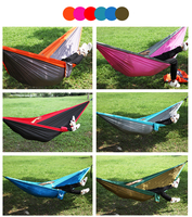 Hamac portable en tissu nylon de haute qualité E-RIKE, léger, pour le camping en plein air, personnalisable