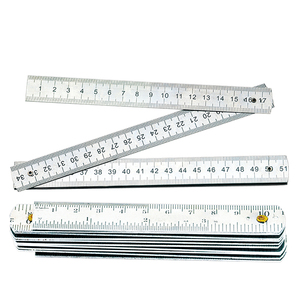 Règle pliante multifonctionnelle en acier inoxydable <span class=keywords><strong>de</strong></span> 1 mètre à <span class=keywords><strong>6</strong></span> plis, très vendue, pour la construction et la menuiserie, outils <span class=keywords><strong>de</strong></span> mesure - Product Image 2