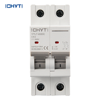 NOUVEAU Disjoncteur CC CHYT YTL7-63 2P 500/600/1000V MCB CC 16A 32A 63A 2P Disjoncteur CC Disjoncteur Solaire Photovoltaïque MCB Solaire