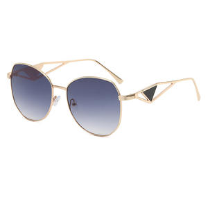 PRA Luxury 大框金属框设计师飞行员时尚太阳镜 UV400 复古设计师品牌男女偏光太阳镜 - Product Image 4