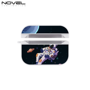 Estuche protector para auriculares para <span class=keywords><strong>Airpods1</strong></span>/ <span class=keywords><strong>2</strong></span> /3/ pro DIY Anti-caída 2D PC Estuche para auriculares con sublimación en blanco con placas de aluminio impresas - Product Image 6